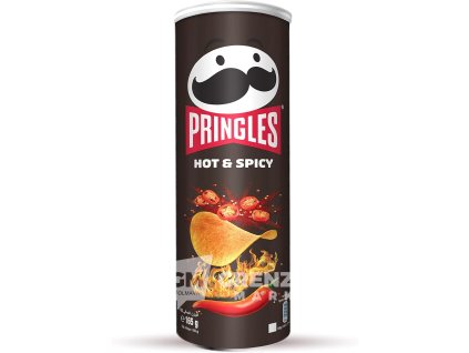 Pringles Hot & Spicy bramborové chipsy 165g | GRENZE MARKT