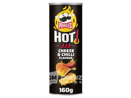 Pringles Hot Cheese & Chilli bramborové chipsy 160g | GRENZE MARKT