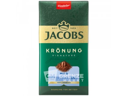 Jacobs Krönung Signature Mild 100% Arabica mletá káva 500g