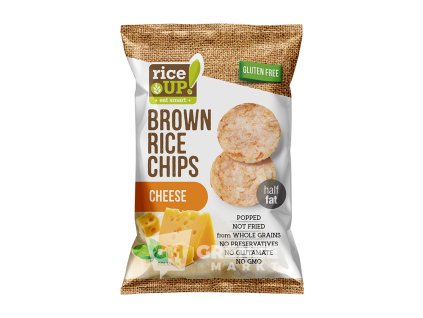 riceup hnede ryzove chipsy syr 60g