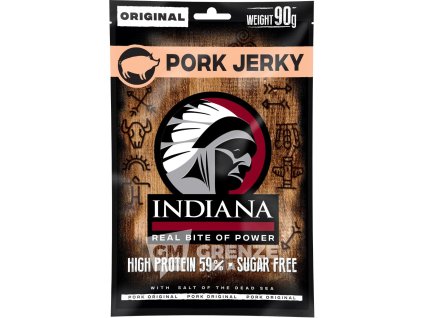 indiana pork jerky original 90g