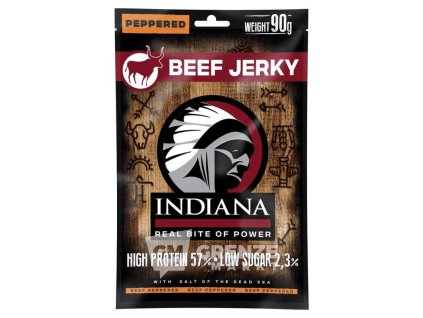 Indiana hovězí jerky pepřové 90g