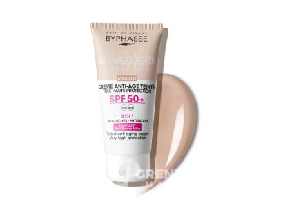Byphasse tónovací anti-age krém SPF 50+ Medium 50ml
