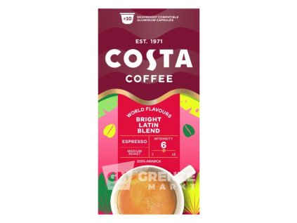 Costa Nespresso Bright Latin Blend 10 kapslí