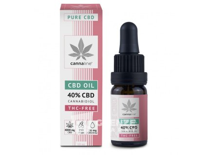 Cannaline CBD konopný olej 40% THC-FREE 10ml
