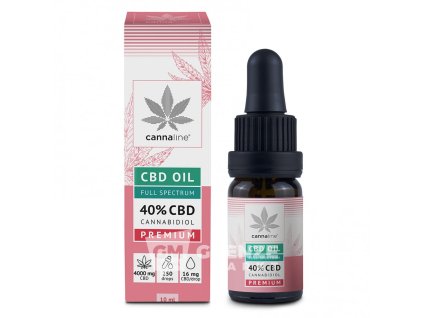Cannaline Premium CBD konopný olej 40% 10ml