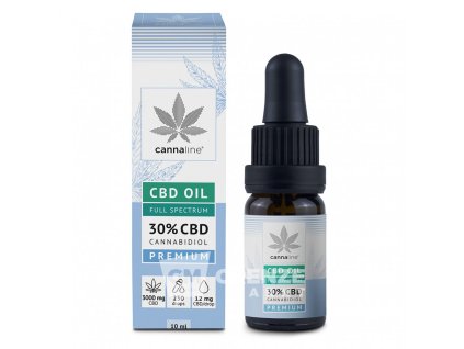 Cannaline Premium CBD konopný olej 30% 10ml