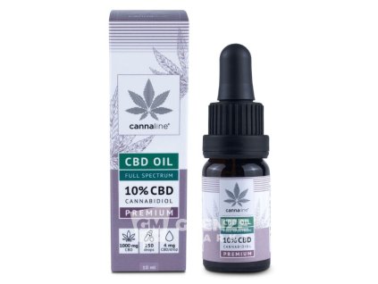 Cannaline Premium CBD konopný olej 10% 10ml