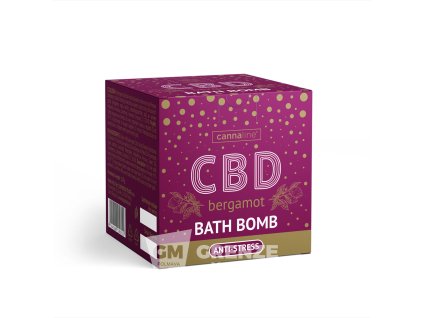 cannaline cbd penova bomba do koupele s bergamotem
