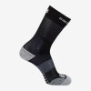 Salomon ponožky unisex Hiking Outpath Mid Black/Forged Iron (Velikost 42-44)