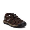 XTI Pánské sandály Brown Leather Combined 141438 (Velikost 45)