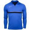 bluza dla dzieci nike dri fit academy 21 drill top niebieska cw6112 463 1