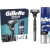 78025 1 gillette mach3 holici strojek gel na holeni 200ml 1 nahradni hlavice darkova sada
