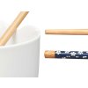 80002 2 asijska porcelanova miska bila s hulkami