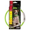 80320 dog fantasy obojek led nylon zeleny 45cm