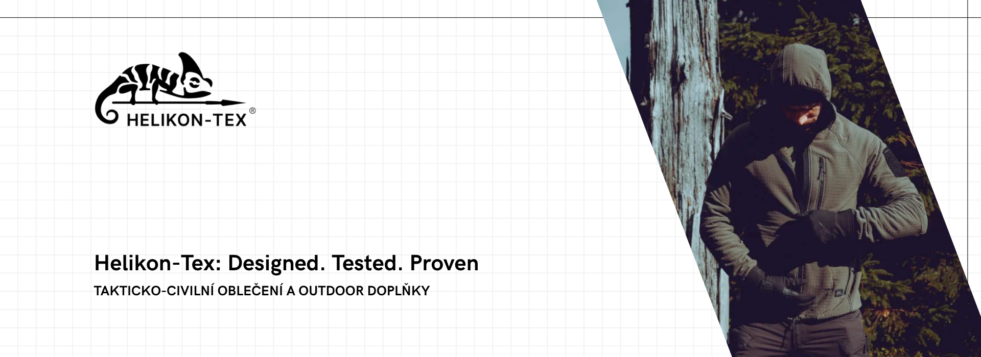Banner Helikon-Tex: odkaz na kategorii