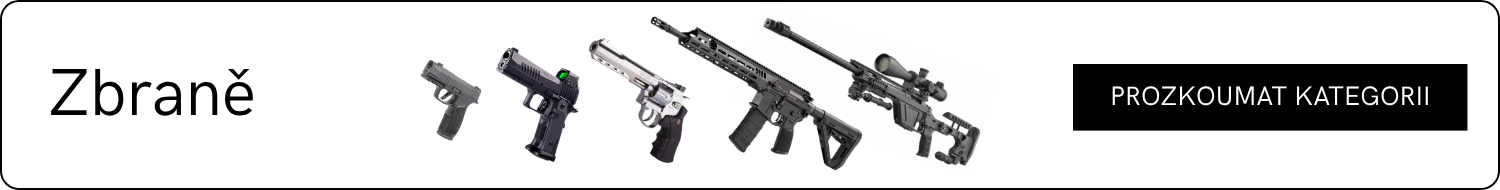 Banner: odkaz na kategorii zbraně
