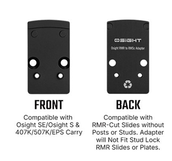 Montážní deska Osight RMR na RMSc Olight - kompatibilita