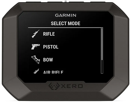 Chronograf XERO C2 - select mode