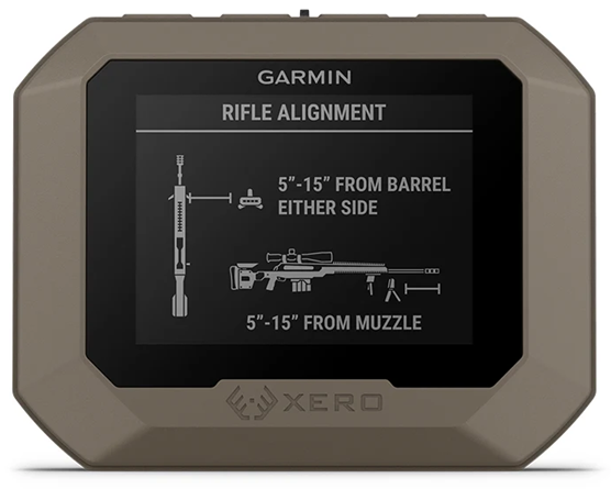 chronograf Garmin XERO C1 PRO - nastavení