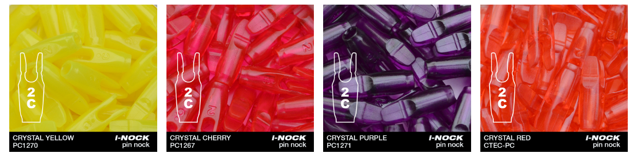 Končíky I-NOCK PIN 2 Compound Large Groove Flex-Archery