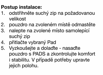 Návod RHH pads