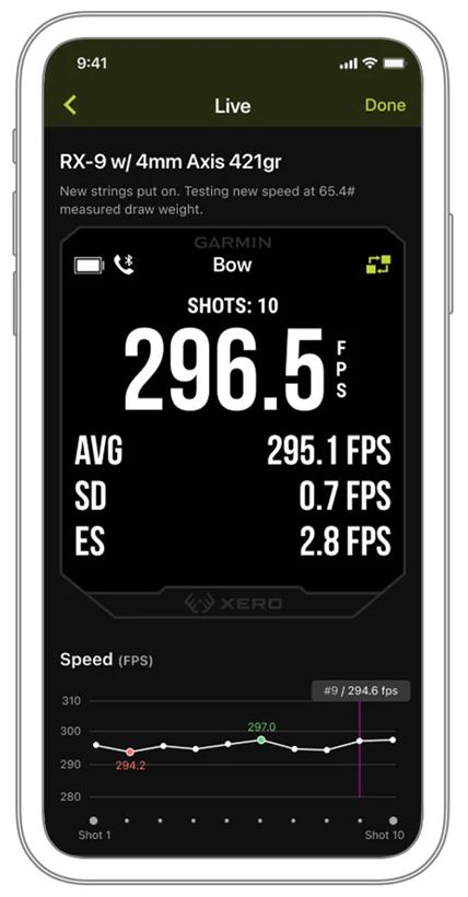 aplikace ShotView Garmin