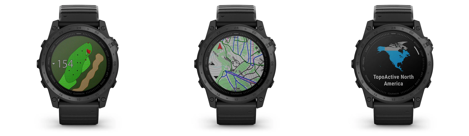 hodinky Garmin Tactix 7 - mapy
