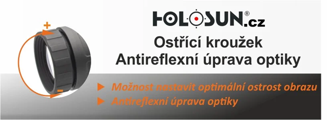 Set ARO RD2 & HM3X HOLOSUN - ostřící kroužek