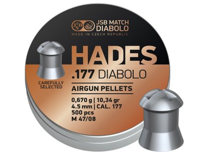 Diabolky HADES 4,5mm (0,670g) 500ks JSB®