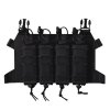 Skeletonized quad smg flap Direct action black