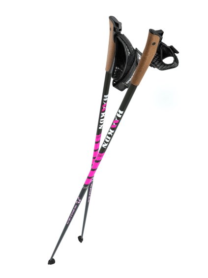 Nordic Walking hole Haakon Black-Pink Carbon Composite