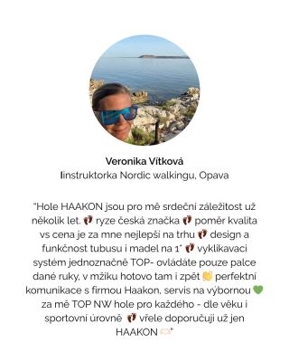 🗯 Recenze od Verči Vítkové 💫 #nordicwalking #outdoorsports #haakonsport