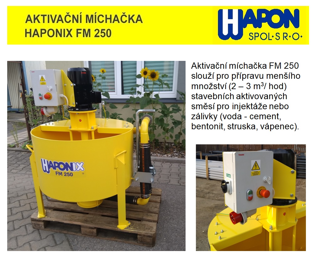 AKTIVAČNÍ MÍCHAČKA FM250