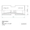 PŘECHODKA / SPOJNÍK * M/M * Reg 2 3/8" - IF 2 3/8"