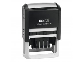 Samonamáčecí razítko COLOP Printer 38 - DATER (Barva inkoustu MENTOLOVÁ, Barva strojku ČERNÁ)