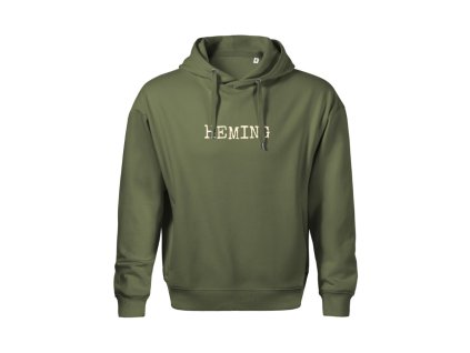 heming mikina khaki front