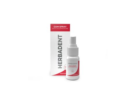 HERBADENT PROFESSIONAL Spray for gums with chlorhexidine 25 m