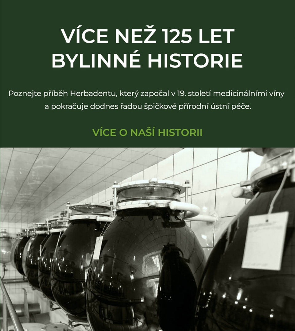 HERBADENT - více než 125 let bylinné historie