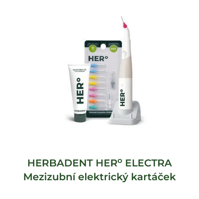 HERBADENT HERo ELECTRA Mezizubní elektrický kartáček