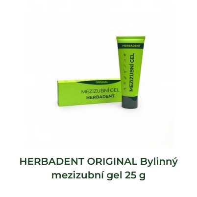 HERBADENT ORIGINAL Bylinný mezizubní gel 25 g