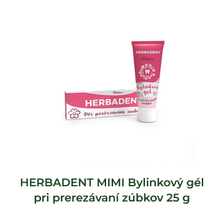 HERBADENT MIMI Bylinkový gél pri prerezávaní zúbkov 25 g