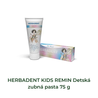 HERBADENT KIDS REMIN Detská zubná pasta 75 g