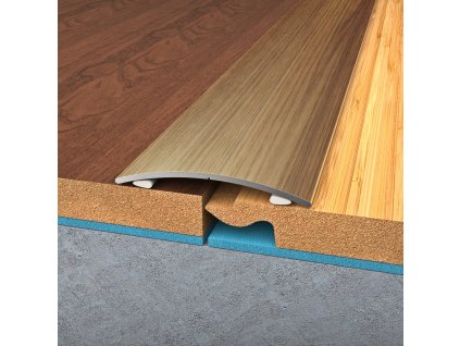 BOHEMIA PROFIL samolepící přechodový profil 30/1, 270 cm - PVC fólie - DUB NATUR