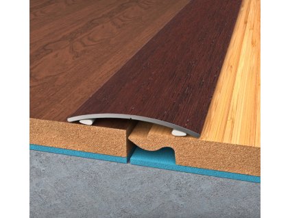 BOHEMIA PROFIL samolepící přechodový profil 30/1, 270 cm - dřevěná dýha - MERBAU