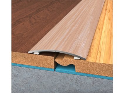 BOHEMIA PROFIL samolepící přechodový profil 930/1, 90 cm - PVC fólie - DUB BĚLENÝ