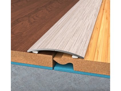 BOHEMIA PROFIL samolepící přechodový profil 40/1, 270 cm - PVC fólie - DUB BÍLÝ