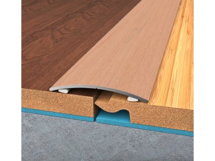 BOHEMIA PROFIL samolepící přechodový profil 40/1, 270 cm - dřevěná dýha - JAVOR