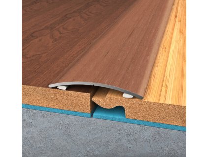 BOHEMIA PROFIL samolepící přechodový profil 940/1, 90 cm - dřevěná dýha - TEAK