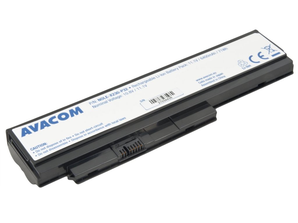 AVACOM Baterie pro Lenovo ThinkPad X230 Li-Ion 11,1V 6400mAh 71Wh